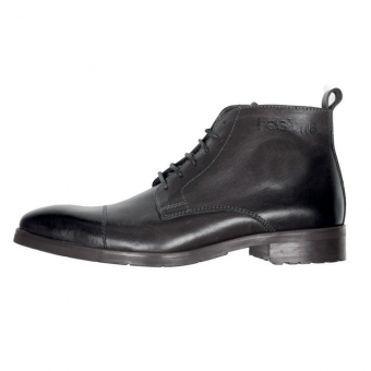 Scarpe Moto Helstons Heritage Cuoio CE Nero